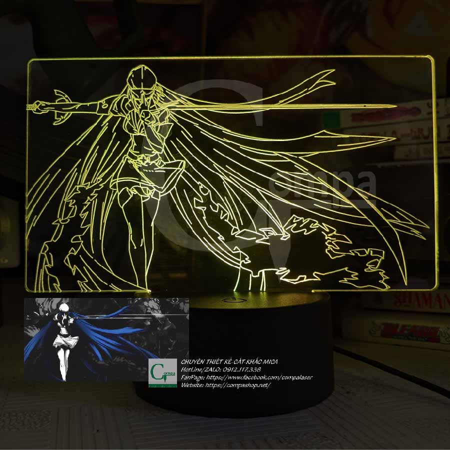 [ẢNH SHOP TỰ CHỤP] Đèn Ngủ Akame ga Kill Esdeath AAGK0201 16 MÀU TUỲ CHỈNH
