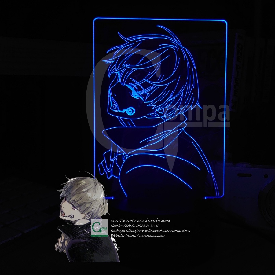 [ẢNH SHOP TỰ CHỤP] Đèn Ngủ Jujutsu Kaisen Toge Inumaki Type 02 AJKN0502 16 MÀU TUỲ CHỈNH