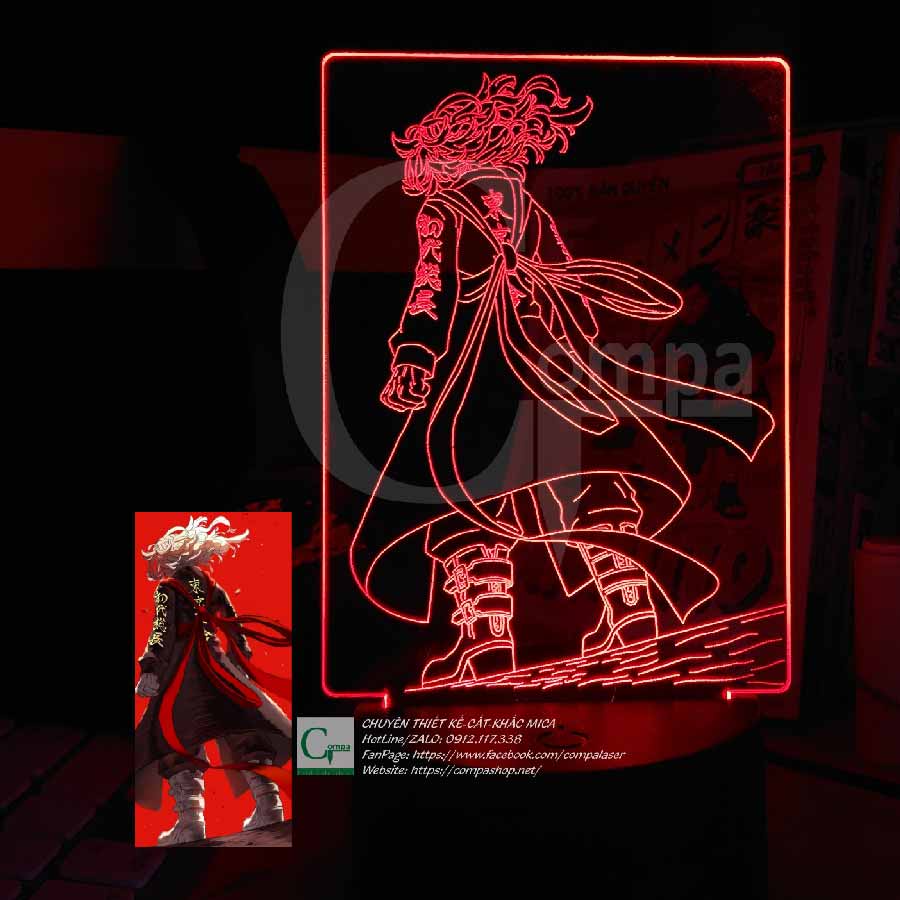 [ẢNH SHOP TỰ CHỤP] Tấm Mica bán lẻ dành cho đèn ngủ Anime