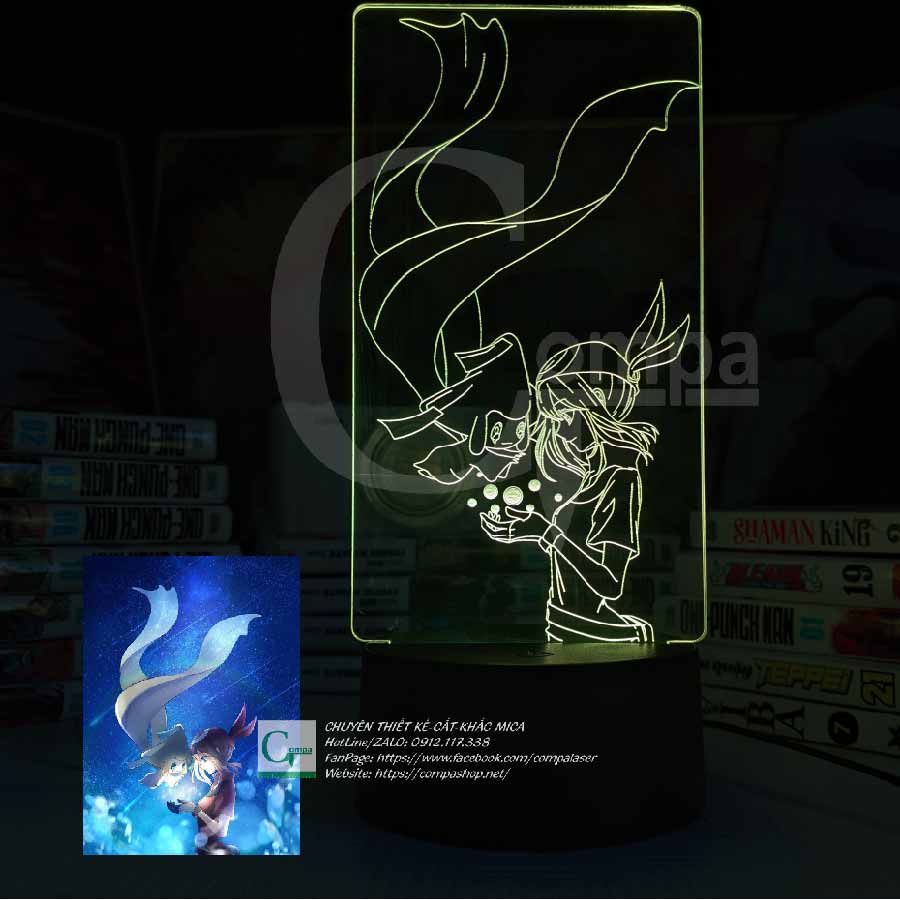 [ẢNH SHOP TỰ CHỤP] Đèn Ngủ Pokemon May Type 01 APKM0101 16 MÀU TUỲ CHỈNH