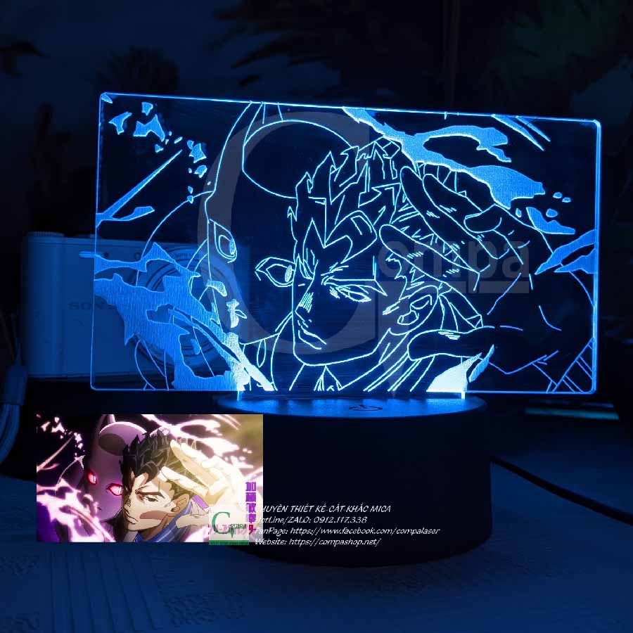 [ĐÈN NGỦ ANIME LED 3D TRANG TRÍ ĐẸP] Đèn Ngủ Jojo Bizarre Adventure Yoshikage Kira AJBA0301 16 MÀU TÙY CHỈNH