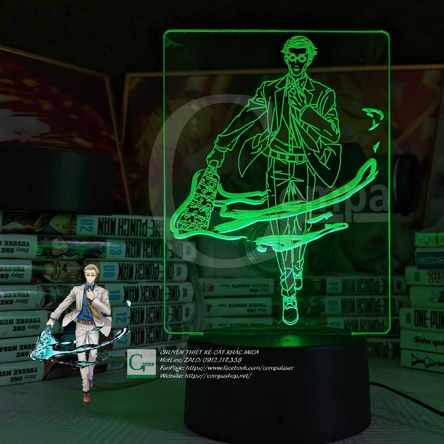 [ẢNH SHOP TỰ CHỤP] Đèn Ngủ Jujutsu Kaisen Kento Nanami Type 02 AJKN0602 16 MÀU TUỲ CHỈNH