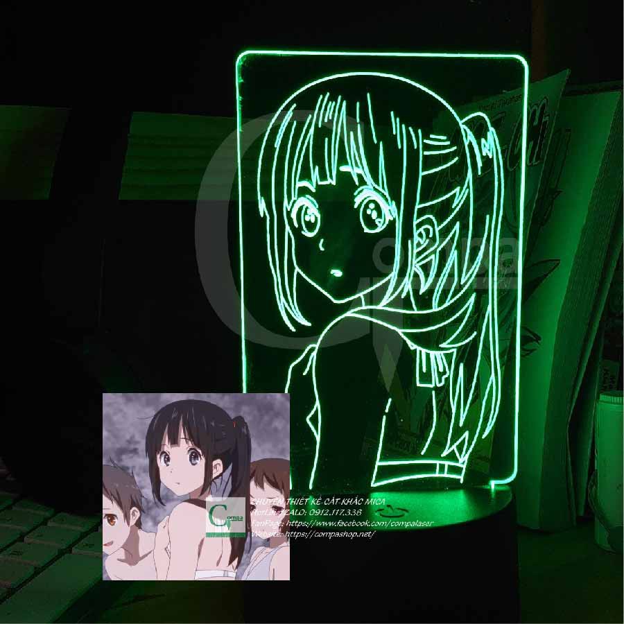 [ĐÈN NGỦ LED ANIME] Đèn Ngủ Hyouka Chitanda Eru Type 01 AHYO0201 16 MÀU TÙY CHỈNH COMPASHOP