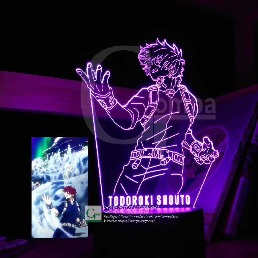 [ Đèn Ngủ Siêu Đẹp ] Đèn Ngủ My Hero Academia Todoroki Shoto Type 02
