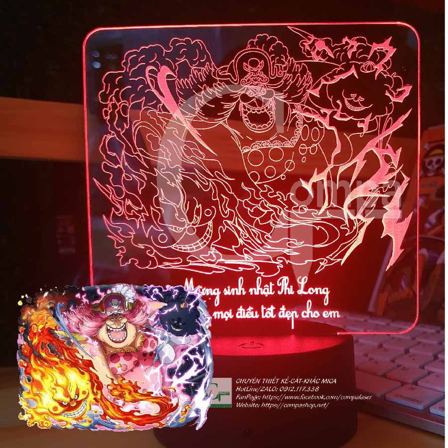 Đèn Ngủ One Piece Tứ Hoàng Big Mom Siêu Ngầu