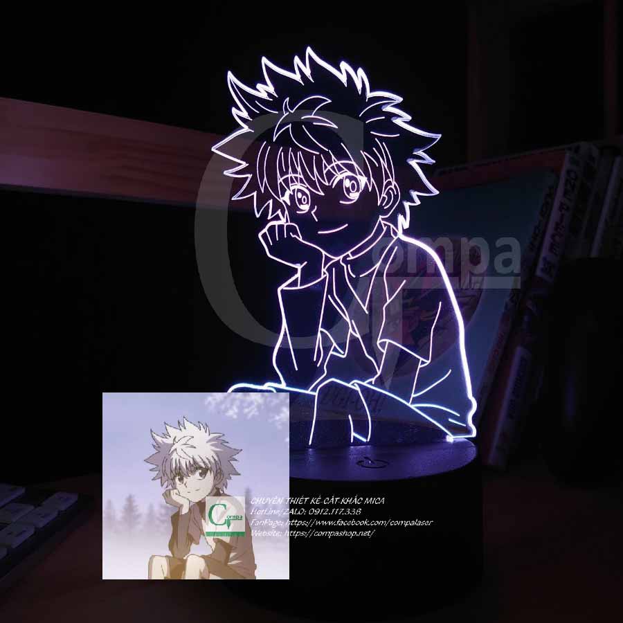 [Ảnh Shop Tự Chụp] Đèn Ngủ Hunter x Hunter Zoldyck Killua Type 02