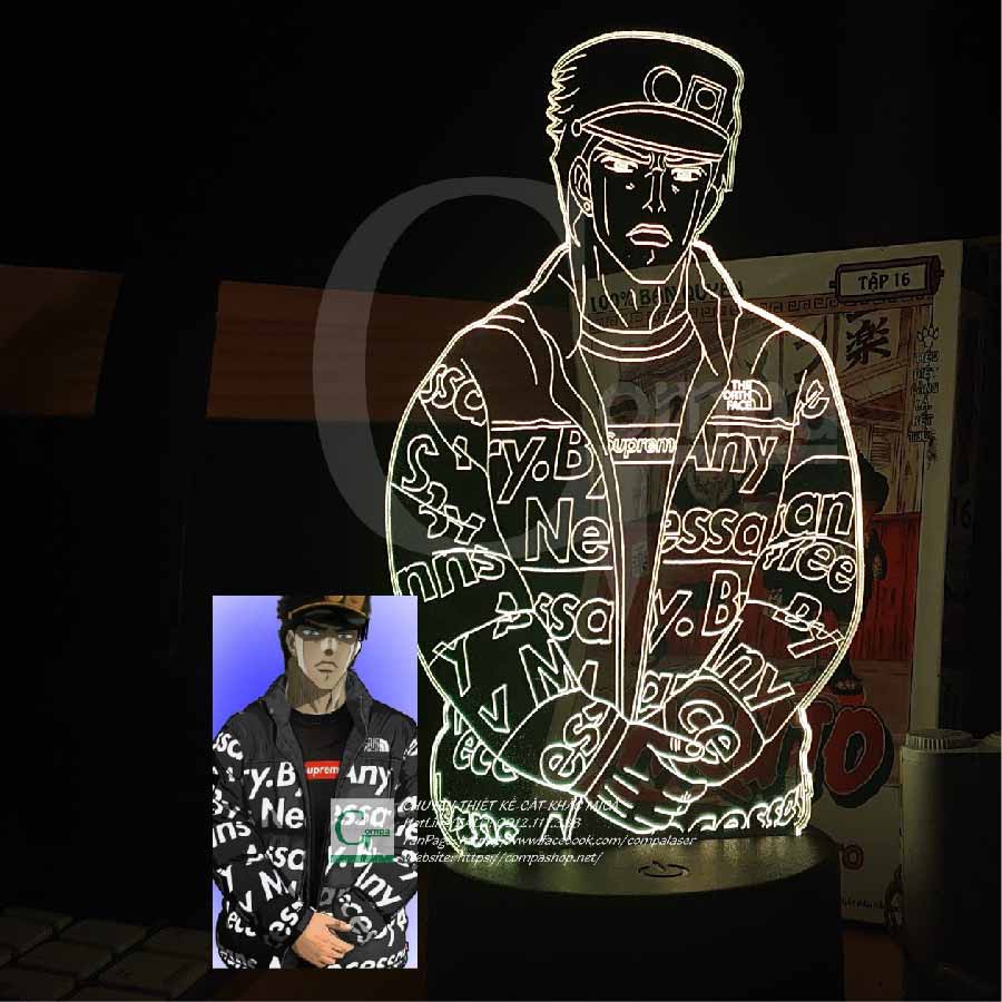 [QUÀ TẶNG ĐẶC BIỆT] Đèn Ngủ Anime Jojo Bizarre Adventure Kujo Jotaro Type 01 AJBA0201 16 màu tùy chỉnh - COMPA SHOP