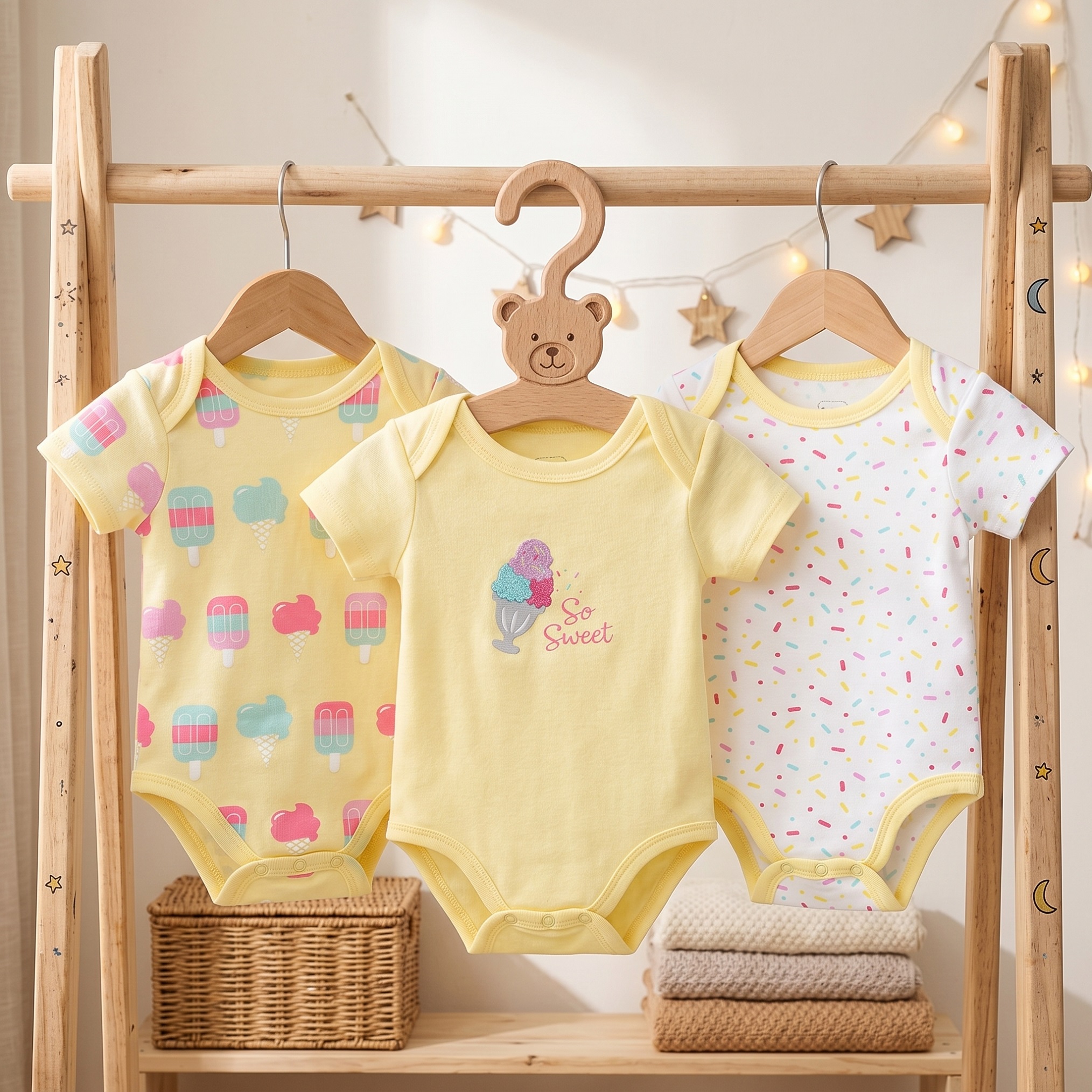 Set 3 Áo liền quần ngắn tay cho bé, Jumpsuit Cotton ngắn tay bé sơ sinh 3-10kg, 0-9 tháng, hàng QC loại 1