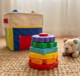Đồ Chơi Montessori Xếp Hình Học Vào Trụ Cho Bé – Rèn Luyện Vận Động Tinh, Nhận Biết Hình Dạng Màu Sắc, Phát Triển Tư Duy – Shape Sorting Toy