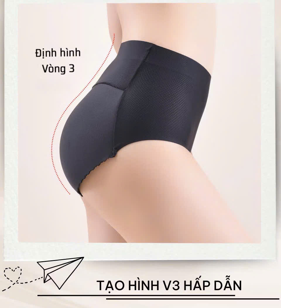 Quần Độn Mông Đúc Su Thông Hơi Miloo Chính Hãng Cạp Cao Gen Bụng